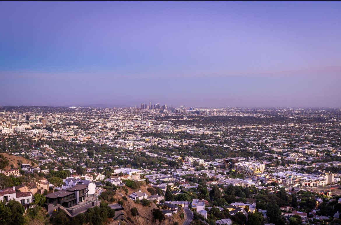 Panoramic view from 8300 Grand View Drive