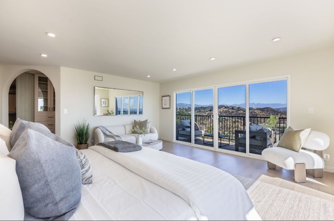 Hollywood Hills view